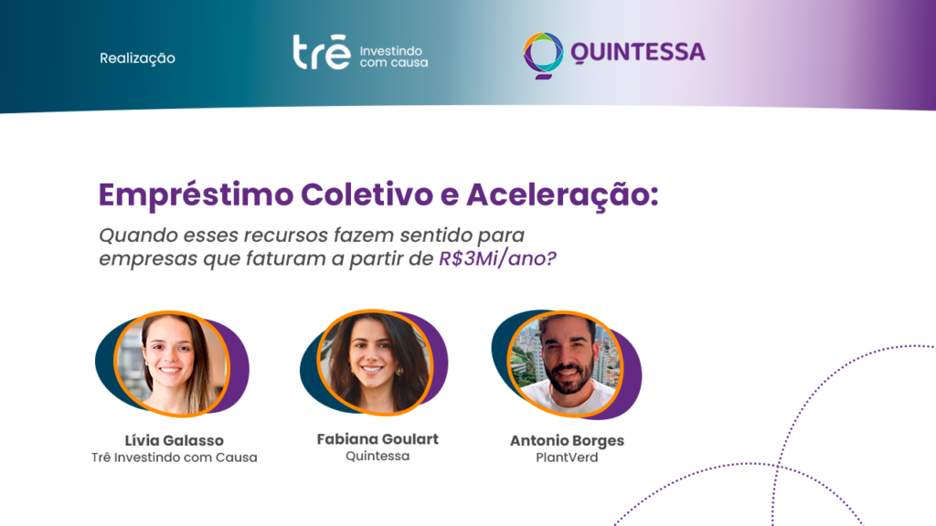 Webinar | Empréstimo coletivo e aceleração
