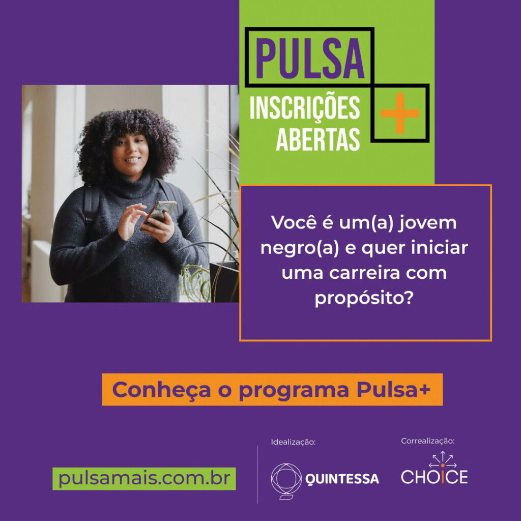 Quintessa oferece programa gratuito para incentivar a atuação de jovens negros em organizações de impacto positivo